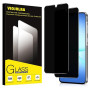 Viojrlra Verre Trempé Anti-Espion pour Samsung Galaxy A17 5G/4G 2 Pièces,9H Dureté Privacy Anti-Spy Film en Verre Trempé,Anti-Ra