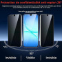 Viojrlra Verre Trempé Anti-Espion pour Samsung Galaxy A17 5G/4G 2 Pièces,9H Dureté Privacy Anti-Spy Film en Verre Trempé,Anti-Ra