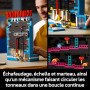 LEGO Donkey Kong Jeu d'Arcade Donkey Kong - Set pour Adulte - Maquette 3D Interactive - Joystick & Tonneaux - Décoration Intérie