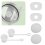 Nearockle Stanley Lot de 3 bouchons anti-déversement en silicone pour gobelet Stanley 1.0 et 2.0 850,5 g | 1134 g avec 2 couverc