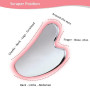 Gua Sha Visage, Guasha Acier Inoxydable | Outil Massage Visage, Grattoir de Massage de Drainage Lymphatique en Métal pour Le Vis