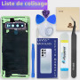 LUVSS Vitre Arrière pour Samsung Galaxy S10 SM-G973F/DS Vert Coque Cache Batterie avec Lentille de Caméra, Adhésifs, Kit Outils,
