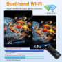 Android 14 TV Stick,Streaming 8K HDR10+, 2Go RAM 16Go ROM, WiFi Double Bande 2.4G/5.8G Lecteur Multimédia Ultra HD