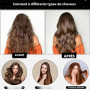 TEPENAR Bonnet Séchoir à Cheveux: Capuche Extra Large Réglable et Douce pour Cheveux Bouclés et Naturels - Séchage Rapide, Utili