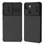 XTCASE Coque pour iPhone 13/14, Protection Caméra Étui avec Ultra Mince Coulisse Cache Objectif, Plastique Dur Housse Arrière An
