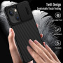 XTCASE Coque pour iPhone 13/14, Protection Caméra Étui avec Ultra Mince Coulisse Cache Objectif, Plastique Dur Housse Arrière An