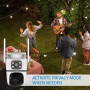 NIVIAN Caméra de sécurité extérieure WiFi Dual 3MP SuperHD 2K avec Double Objectif – sans Angle Mort, Suivi Automatique IA, Audi