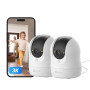 EZVIZ 3K(5MP) 2 Pack Camera Interieur, Caméra Surveillance C6N G1 3K | Camera Bébé avec WiFi 2.4Ghz, Détection Humain, Vision No