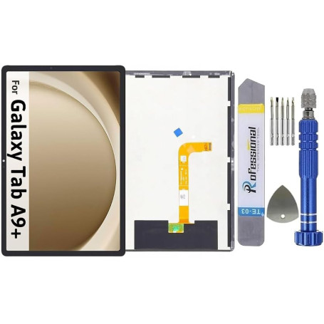 It'Go Écran d'origine OEM pour Samsung Galaxy Tab A9 Plus X210 X215 Écran LCD tactile de rechange avec outils Noir Haute qualité