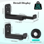 Xingsiyue Support Mural Universel pour Barre de Son, Charge Jusqu’à 20kg | Pour Samsung/Bose/LG/Sony/JBL/Sonos/Vizio et Plus, Pr