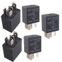 Mintice 5 x 12V 30A 5 Broches Voiture Relais No Changement de Voiture Relais Puissance SPDT Commutateur Power Imperméable Kit Au