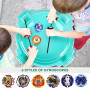 Burst Arène Set, Cadeau de Jeu pour Les garçons, Enfants à partir de 6 Ans | 6 toupies et 2 lanceurs, Stadium de combat