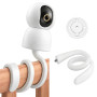 Support Flexible pour Caméra Compatible TP-Link Tapo C200/C210/C211/C212/C220/C225/C201/C202/C222/C230, Support de Surveillance 