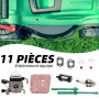 AMZSKU Kit carburateur pour STIHL FS55 FS55R FS55RC FS38 KM55 HL45 KM55R filtre à air kit pilote carburant kit bougie sept paque