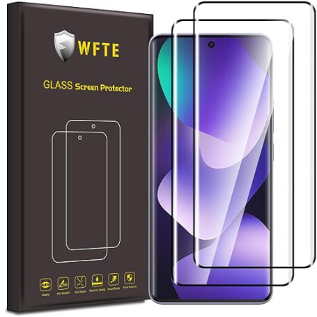 WFTE [Lot de 2 Verre Trempé pour Xiaomi Redmi Note 15 5G/4G, 3D Couverture Complète Film de Protection D'écran avec Haute Transp