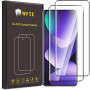 WFTE [Lot de 2 Verre Trempé pour Xiaomi Redmi Note 15 5G/4G, 3D Couverture Complète Film de Protection D'écran avec Haute Transp
