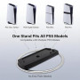 Ailah Support Vertical Compatible PS5/PS5 Slim/PS5 Pro, Socle Stable à Patins Antidérapants, Base Antidérapante Support, Flux d’