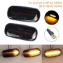 Clignotant dynamique LED pour A-udi A3 S3 8P A4 S4 RS4 B6 B7 B8 A6 S6 RS6 | pour Indicateurs latéraux Fumée ,Une paire