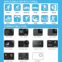 Kit d'Accessoires pour Caméra d'action, Bonvvie 50-en-1 Kit d'Accessoires pour Caméra de Aport pour Hero 13 12 11 10 9 8, Max/Fu
