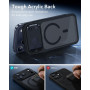 ESR Classic Hybrid Coque pour iPhone 18 Pro Max/17 Pro Max, Noir Givré | Anti-jaunissement Longue Durée, Ultra-fin, Compatible a