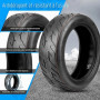Amitor Pneu Sans Chambre à Air 10x2.70-6.5 avec Valve, 10x2.70-6.5 Pneu Tubeless 10 Pouces avec Anti-Usure, Adhérence Supérieure