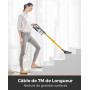 VACTechPro 60KPa/680W/7M Aspirateur,Aspirateur Balai avec Fil | Aspirateur Balai avec Dépoussiéreur 800ML, Aspirateurs Balais et