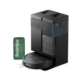 iRobot Roomba Plus 576 Combo Robot+AutoWash- 25KPa -Base Multifonction - Lavage à 75°C - séchage des lingettes à 45°C - LiDAR Cl