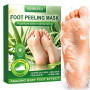 VIVIROFEX Masque Pied Exfoliant, Masque Peeling Pied, Soin des Pieds | 2 Paires Peeling Pied, Soin des Callosités et Des Peaux M
