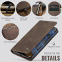 Azororo Coque pour Xiaomi Poco F7 Ultra 5G Premium Housse Cuir Protection Pochette Rabat Portefeuille Flip Case Porte Magnétique