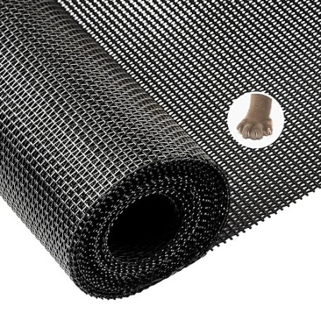 HOFUDON Moustiquaire Fenêtre 250x120cm, Renforcée en Fibre de Verre | Rouleau Moustiquaire Extra Épaisse, Fibre Durable Filet An