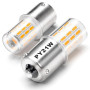 PY21W BAU15S ampoules LED Ambre, Super Flashing Clignotant, 250LM, 2Pièces | Canbus Sans Erreur, 12V-24V 7507 ampoules LED pour