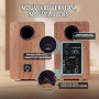VULKKANO A5 Arc MKII Enceintes Amplifiées avec Haut-Parleur de Graves de 5,25 Pouces, Bluetooth 5.0, HDMI Arc, Sortie Optique, R