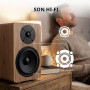 VULKKANO A5 Arc MKII Enceintes Amplifiées avec Haut-Parleur de Graves de 5,25 Pouces, Bluetooth 5.0, HDMI Arc, Sortie Optique, R