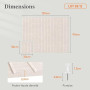 Lifewit Tableau en Feutre Adhésif Décoratif Haut de Gamme, Lot de 12 Panneaux-120x90 cm, Idéal pour Afficher Notes et Photos au