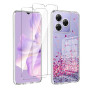 LYZXMY Coque pour Blackview Wave 8 / Wave 8C (6.56") Transparent Housse + 2 x Verre trempé Protection écran, Souple Silicone Étu
