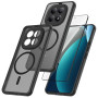 WQRTYJK Coque Magnétique pour Redmi Note 15 4G/5G,Noir | avec 1 Verre Trempé Protection Écran, Compatible avec MagSafe, Étui Ant