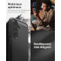 Spigen Rugged Armor Coque pour Samsung Galaxy A27 5G - Noir Mat | Finition élégante en fibre de carbone et grip latéral, Technol