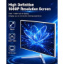 SUKOTOP Ordinateur Tout-en-Un 19 Pouces FHD Blanc pour Bureau et Études | Core i5 4590 avec 8 Go DDR3 et SSD 256 Go, Wi-Fi 6 dou