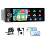 AWESAFE Autoradio Carplay 1 DIN avec Écran Tactile HD 6,36" | CarPlay & Android Auto sans Fil | Bluetooth 5.0 | FM | USB Type-C