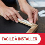 Command Languettes Accroches Tableaux pour Cadres Fins, Blanc, 14 Paires (28 Languettes) - Fixation sans Dommage