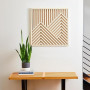 Command Languettes Accroches Tableaux pour Cadres Fins, Blanc, 14 Paires (28 Languettes) - Fixation sans Dommage