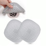 2 Pcs Protection de Drain de Silicone, Filtre Evier de Cuisine avec Ventouse, Filtre de Couverture de Drain de Baignoire, Filtre
