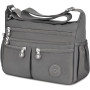 TEUEN Sac Bandoulière Femme Grande Capacité Sac à Main Bandoulière Imperméable en Nylon Messager avec Bandoulieres Réglable et M