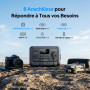 BLUETTI Elite 30 V2 288Wh & 600W Générateur Électrique Portable | (Pic 1500W) Recharge 0-100% en 70 min, Solaire/CAC/Voiture, St