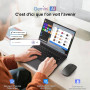 Ordinateur Portable 14 Pouces Celeron N5095 (jusqu'à 2,9 GHz) Win11 8Go 256Go SSD Extension 1To 5G WiFi FHD HDMl PC Portable ave