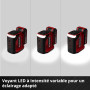 Einhell Station d’énergie Portable sans Fil TC-ES 18/150/1 Li-Solo | PXC | 18 V | onduleur compact | prise 230 V | ports USB-A e