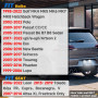 Éclairage de plaque d'immatriculation LED blanc pour Golf 4 IV 5 V 6 VI 7 | Polo III IV V P.assat B7 B8 CC Beetle Lupo, égalemen