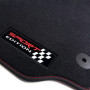 tuning-art Tapis de Sol pour Seat Leon 2 1P 2005-2012 | 4-pièces Ajustement parfait Sport Edition Système de fixation Bordure te