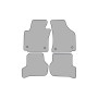 tuning-art Tapis de Sol pour Seat Leon 2 1P 2005-2012 | 4-pièces Ajustement parfait Sport Edition Système de fixation Bordure te