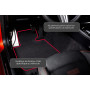 tuning-art Tapis de Sol pour Seat Leon 2 1P 2005-2012 | 4-pièces Ajustement parfait Sport Edition Système de fixation Bordure te
